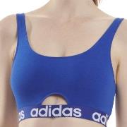 adidas BH Scoop Bralette Jeansblå bomull Small Dam