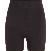 Calvin Klein Sport Seamless Knite Gym Shorts Svart polyamid Large Dam