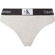 Calvin Klein Trosor CK96 Cotton Thong Ljusgrå bomull Medium Dam