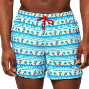 Happy socks Badbyxor Palm Beach Swim Shorts Blå Mönstrad polyester Sma...