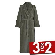 Damella Modal Terry Robe Oliv Large Dam