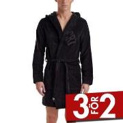 CR7 Cristiano Ronaldo Cotton Bathrobe Svart bomull X-Large Herr