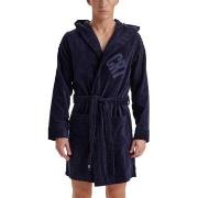 CR7 Cristiano Ronaldo Cotton Bathrobe Navy bomull Small Herr