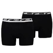 Puma Kalsonger 2P Men Multi Logo Boxer Svart bomull XX-Large Herr