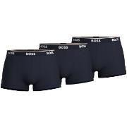 BOSS Kalsonger 3P Cotton Stretch Trunks Mörkblå bomull Large Herr