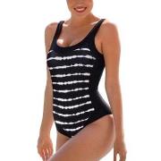 Wiki Isabella Classic Swimsuit Svart Mönster 40 Dam