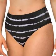 Wiki Swim Tai High Waist Brief Svart/Vit 38 Dam