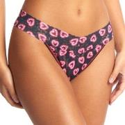 Hanky Panky Trosor Printed Original Rise Thong Svart/Rosa nylon One Si...