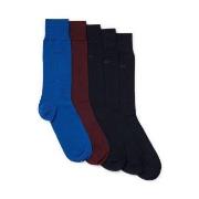 BOSS Strumpor 5P RS Uni Color CC Socks Blå/Orange Strl 43/46