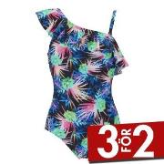 Damella Teresa Floral Swimsuit Flerfärgad 36 Dam