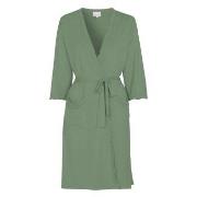 Damella Viscose Plain Wave Robe Ljusgrön Bambu XX-Large Dam