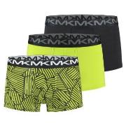 Michael Kors Kalsonger 3P Stretch Factor Trunks Svart/Gul bomull Small...