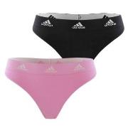 adidas Trosor 2P Underwear Brazilian Thong Svart/Rosa bomull X-Small D...