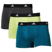 adidas Kalsonger 3P Active Flex Cotton Trunk Limegrön bomull Small Her...