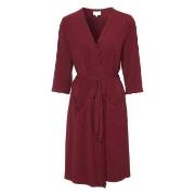 Damella Viscose Plain Wave Robe CL2 Vinröd Bambu Large Dam