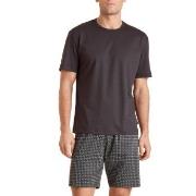 Calida Relax Streamline 2 Short Pyjamas Brun mönstrad bomull X-Large H...