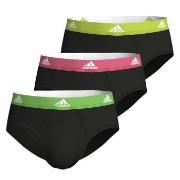 adidas Kalsonger 3P Active Flex Cotton Brief Flerfärgad-2 bomull X-Lar...