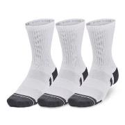 Under Armour Strumpor 3P Performance Cotton Mid Socks Vit X-Large