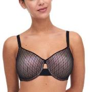 Chantelle BH Smooth Lines Covering Underwired Bra Svart m Beige F 75 D...