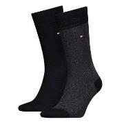 Tommy Hilfiger Strumpor 2P Men Birdeye Sock Svart Strl 39/42 Herr