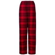 Calvin Klein Long Flannel Sleep Pant Svart/Röd bomull X-Large Dam