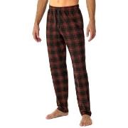 Schiesser Mix Plus Relax Long Pants Röd Mönster bomull 52 Herr