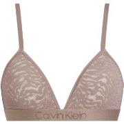 Calvin Klein BH Intrinsic Unlined Triangle Bra Beige Large Dam