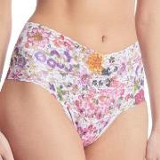 Hanky Panky Trosor Signature Lace Print Retro Thong Vit m Blommor nylo...