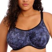 Elomi BH Energise Underwire Sport Support Bra Lila Mönster H 85 Dam