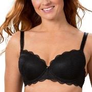 Trofe Julia Lace Padded Bra BH Svart polyamid D 85 Dam