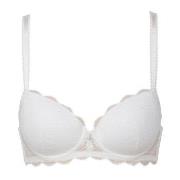 Trofe Julia Lace Padded Bra BH Vit polyamid B 80 Dam