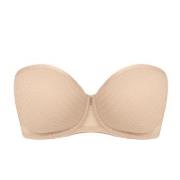 Freya BH Tailored Underwire Moulded Strapless Bra Beige D 75 Dam