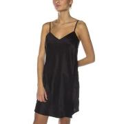 Damella 44001 Nightdress Svart silke X-Large Dam