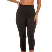 Magic Lounge Cropped Legging Svart polyamid Large Dam