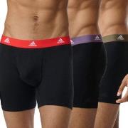 adidas Kalsonger 3P Active Flex Cotton Boxer Brief Flerfärgad bomull M...