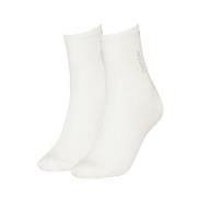 Calvin Klein Strumpor 2P Women Rib Sock Vit One Size Dam