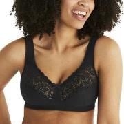 Swegmark BH True Beauty Fairtrade Soft Bra Svart bomull B 80 Dam