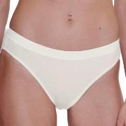 Sloggi Trosor 3P GO Casual High Leg Brief Vit bomull Large Dam