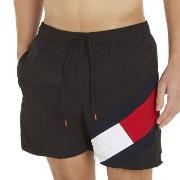 Tommy Hilfiger Badbyxor Solid Flag Swim Shorts Svart nylon XX-Large He...