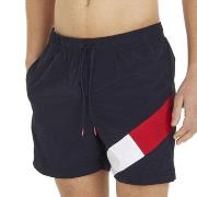 Tommy Hilfiger Badbyxor Solid Flag Swim Shorts Mörkblå nylon XX-Large ...