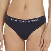 Tommy Hilfiger Trosor Thongs Marin ekologisk bomull X-Small Dam