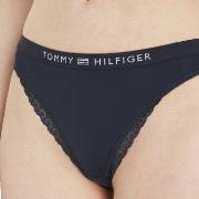 Tommy Hilfiger Trosor Tonal Logo Lace Briefs Marin X-Large Dam