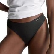 Calvin Klein Trosor Invisibles Cotton Thong Svart X-Small Dam