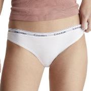 Calvin Klein Trosor 3P Low Rise Bikini Briefs Vit bomull Large Dam