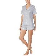 DKNY New Signature Short Pyjama Set Grå Medium Dam