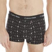 Calvin Klein Kalsonger 3P Cotton Stretch Low Rise Trunks Svart Mönster...