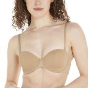 Calvin Klein BH Strapless Lined Bra Beige E 65 Dam