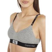 Calvin Klein BH CK96 String Bralette Ljusgrå bomull X-Small Dam