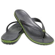 Crocs Crocband Flip Unisex Svart/Grön US M7/W9 (EU 39-40)