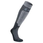 Seger Strumpor Byggmark Mid Compression Sock Svart/Grå Strl 40/42